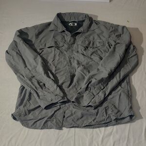 Columbia Men's Lightweight Gray Shirt, SMALL